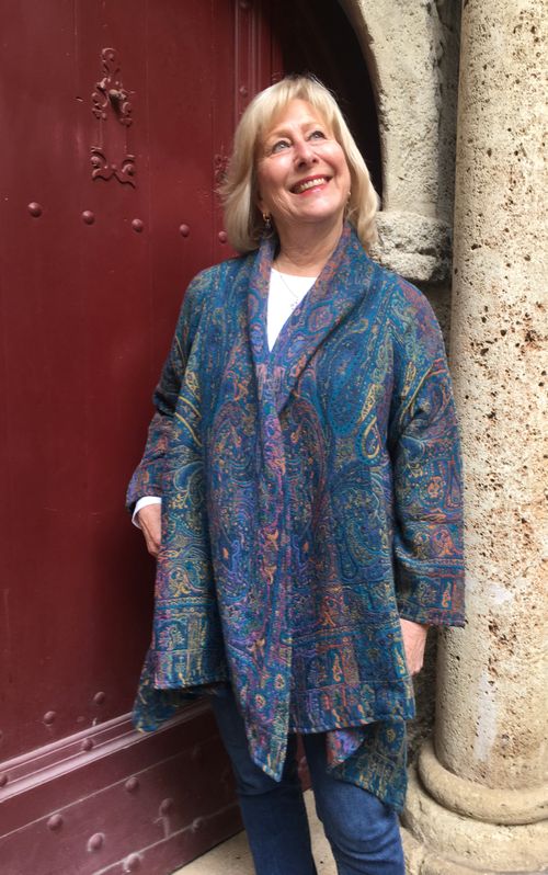 COAT MELODIE GREEN WOOL